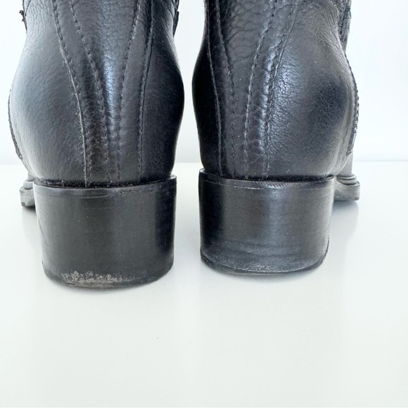Miu Miu Black Calzature Bisonte Nero Boots  35 - Picture 10 of 15
